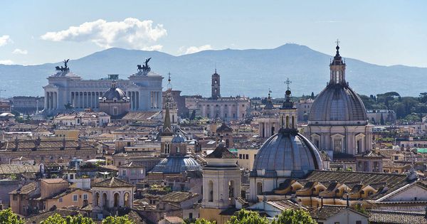 Foto: Vista de Roma. (Fuente: Wikimedia Commons)