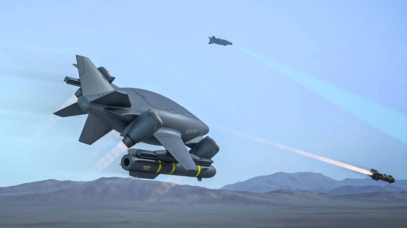 Foto: El Mayman se mueve y ataque como un jet de combate con despegue vertical. (Mayman Aerospace)