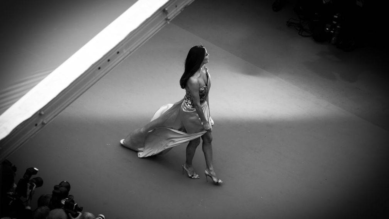 Foto: Eva Longoria a su llegada al estreno de Cannes. (Getty)