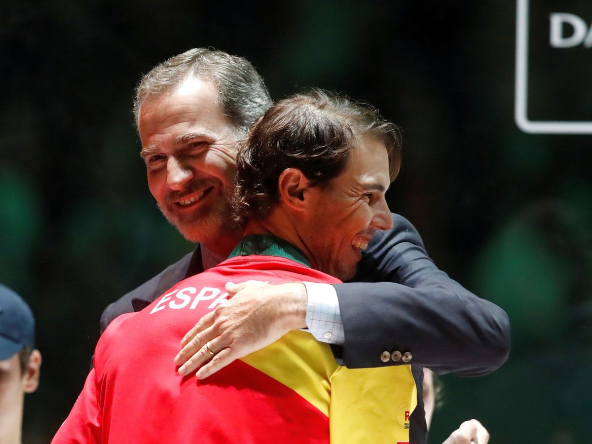 Foto: El rey Felipe y Rafa Nadal, en 2019. (EFE/Juanjo Martín)