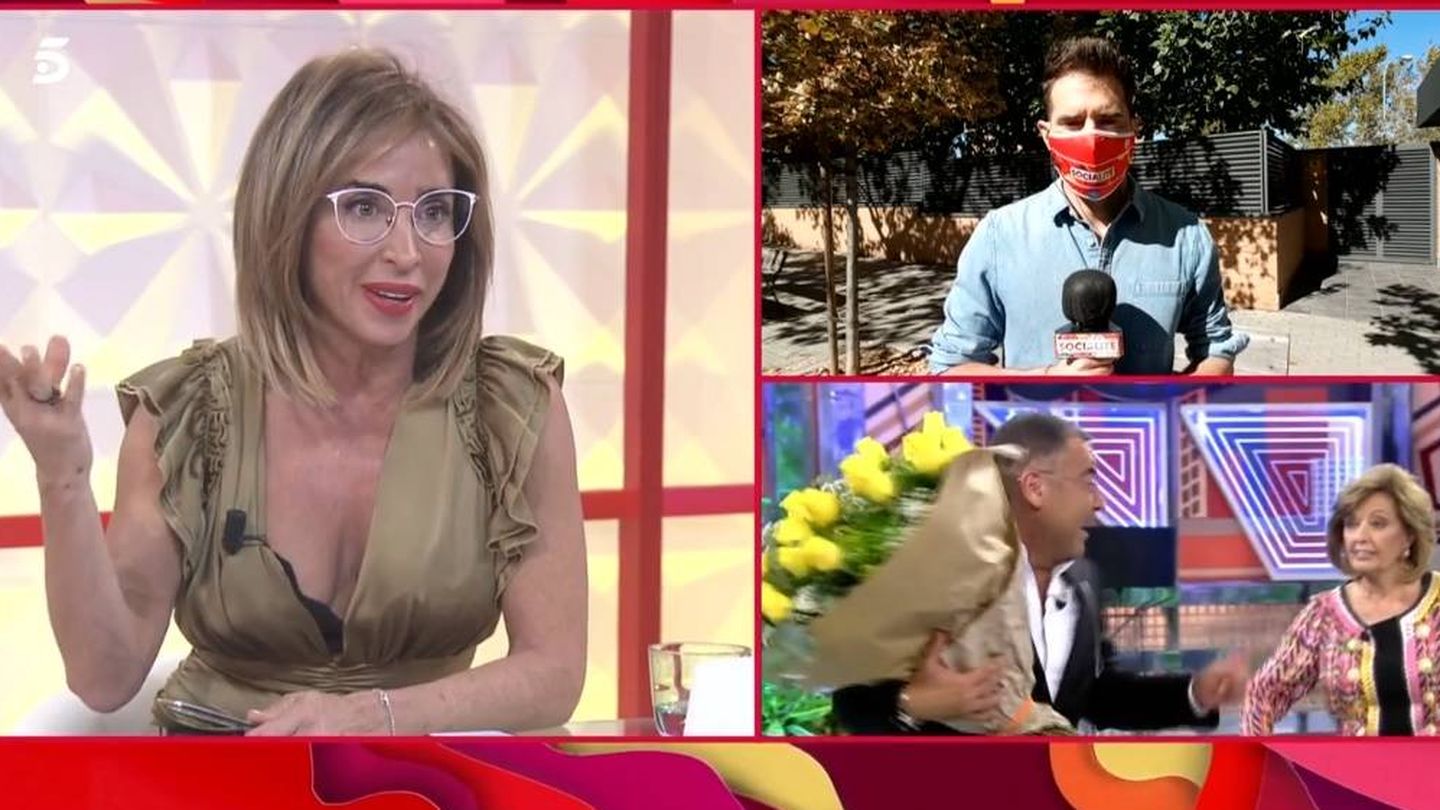 María Patiño desvelando su conversación con María Teresa. (Telecinco).