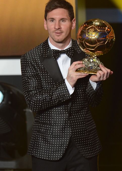 Messi en el Balón de Oro 2013