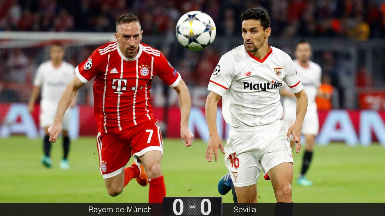 Foto: Bayern Múnich y Sevilla empataron a cero este miércoles en el Allianz Arena. (Reuters)