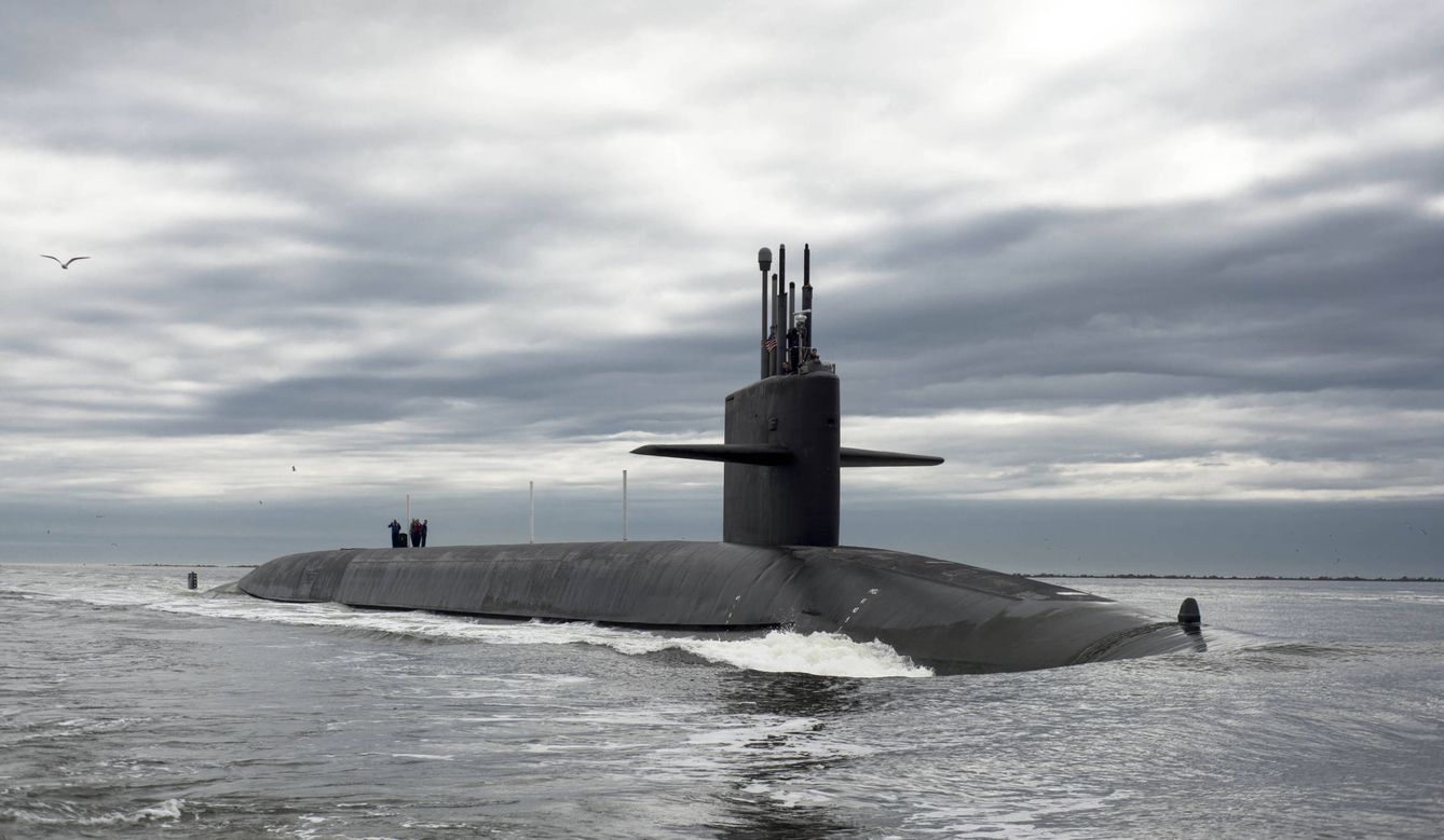 El submarino nuclear 'USS Tennessee' de la Marina de EEUU. (Reuters)
