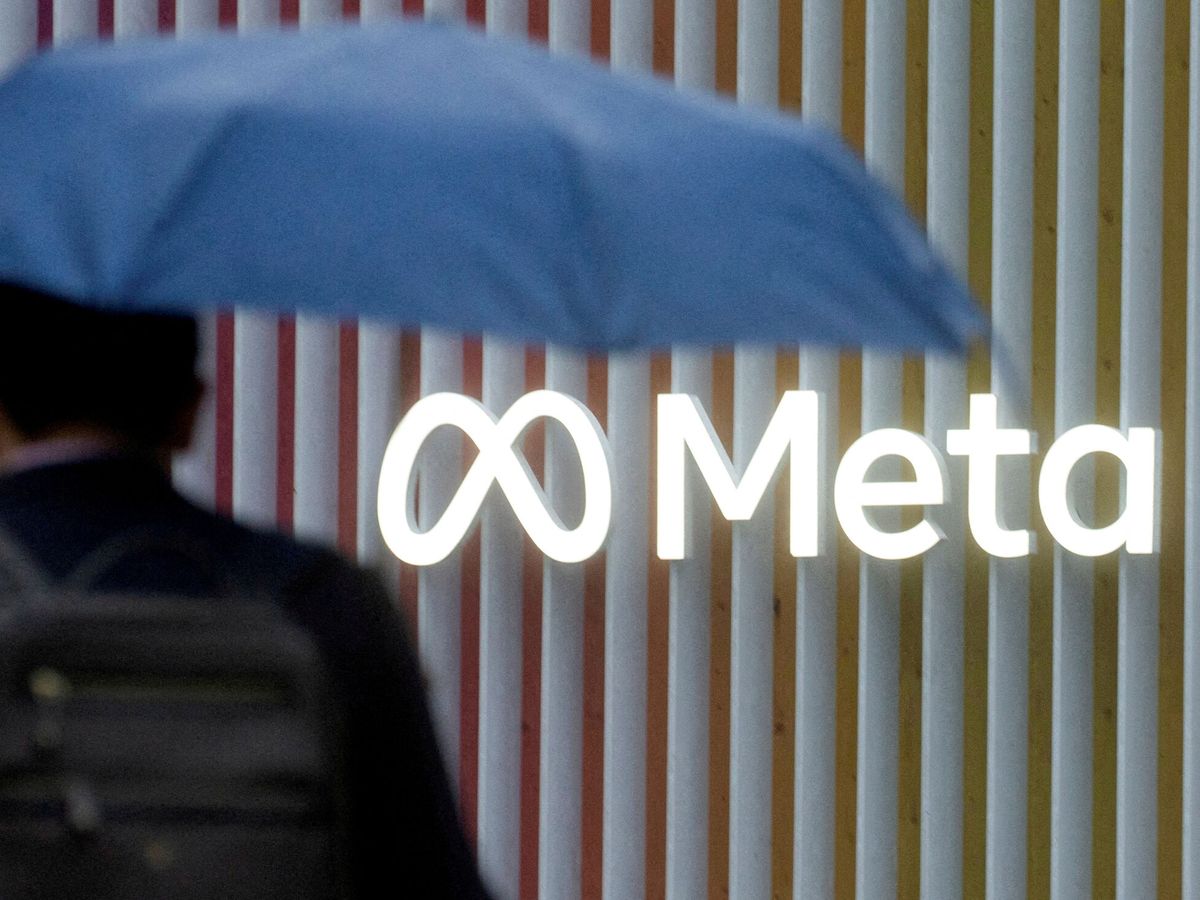 Foto: El logo de Meta. (Reuters/Arnd Wiegmann)