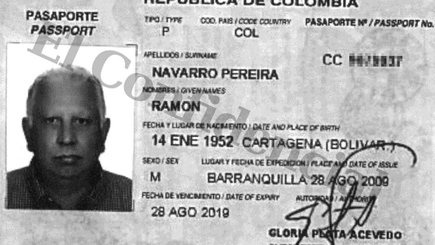Copia del pasaporte que Navarro Pereira facilitó a Mossack Fonseca para abrir la empresa.