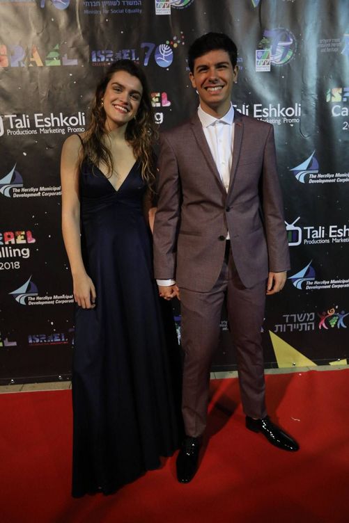 Amaia Romero y Alfred García (Facebook Israel Calling).