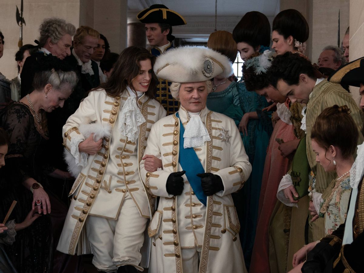 Foto: Maïwenn y Johnny Depp son Jeanne du Barry y Luis XV. (Notorious Films)