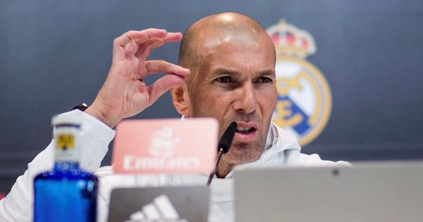 Foto: Zidane, en una reciente rueda de prensa. (EFE) 