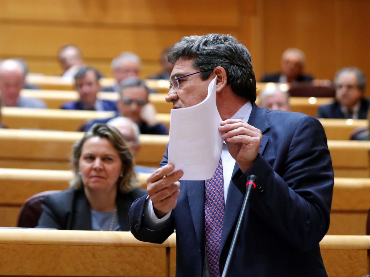Foto: José Luis Escrivá, en el Senado. (EFE)