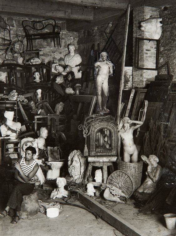 'Estudio del artista. Roma', Eduardo Chicharro y Gregorio Prieto, 1928-1932. Fundación Gregorio Prieto.
