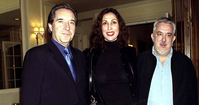 Junto a Iñaki Gabilondo y a Imanol Uribe en 2003. (CP)
