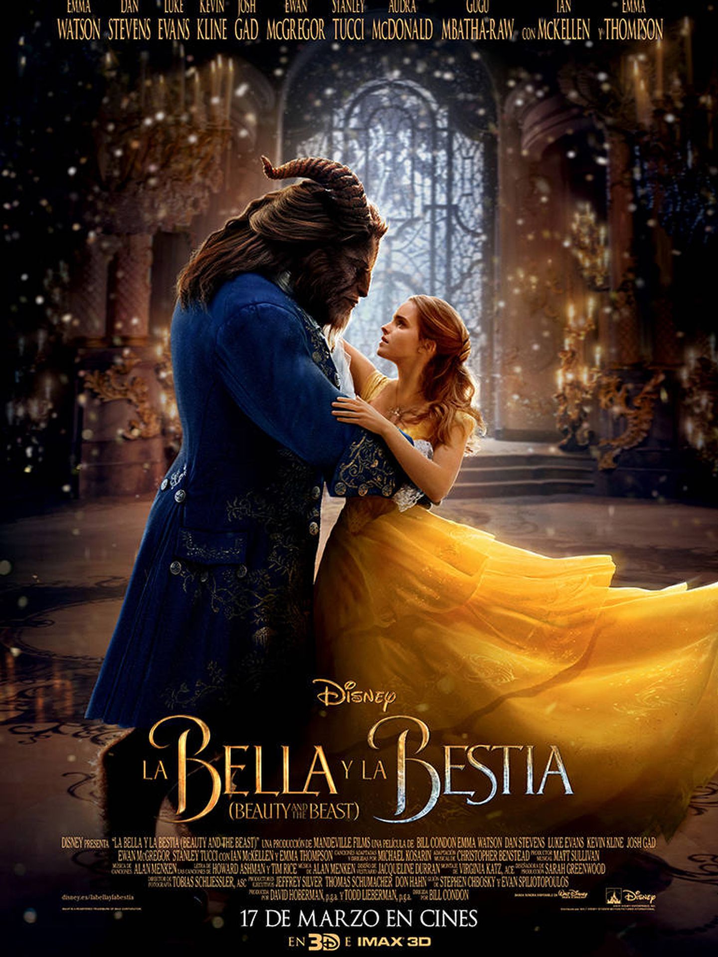 Cartel de 'La Bella y la Bestia'.
