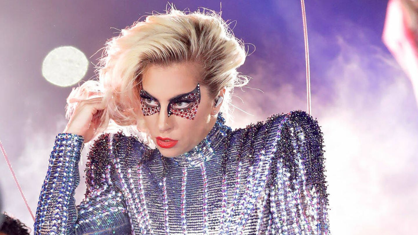 Lady Gaga, durante su actuación en la Super Bowl 2017. (Getty Images)