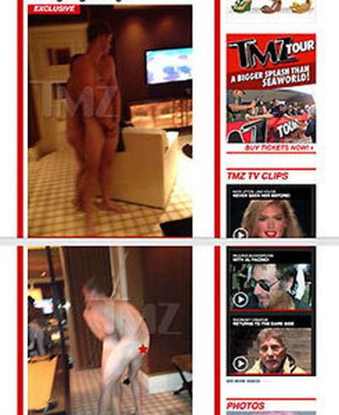 Harry desnudo en Las Vegas (TMZ)