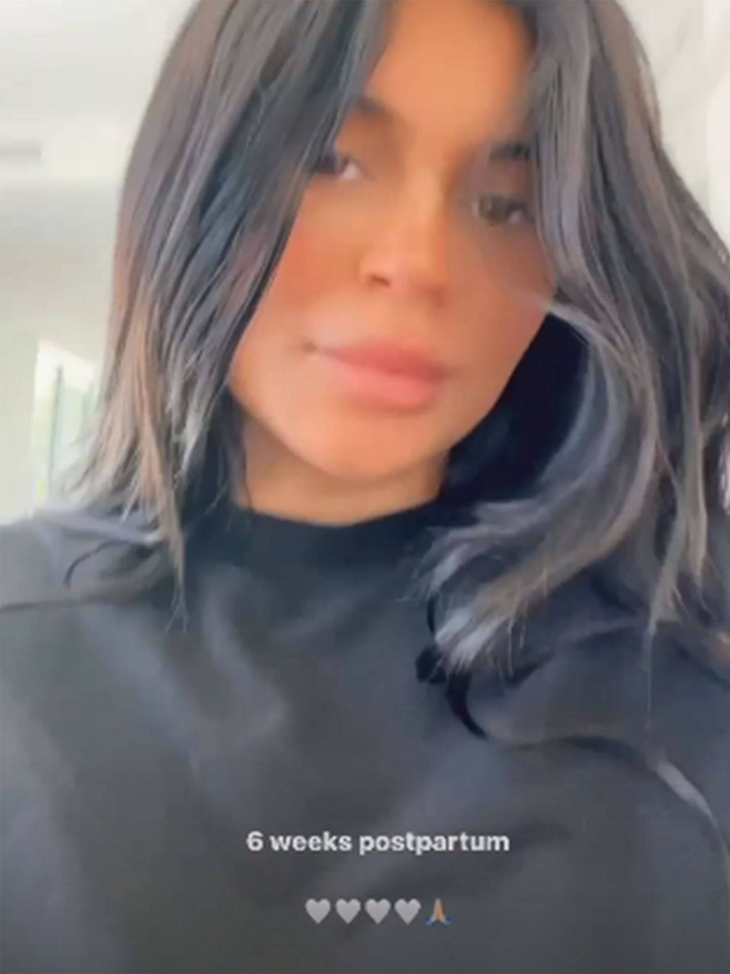 Kylie Jenner habla en sus redes sociales de su posparto. (Instagram/@kyliejenner)