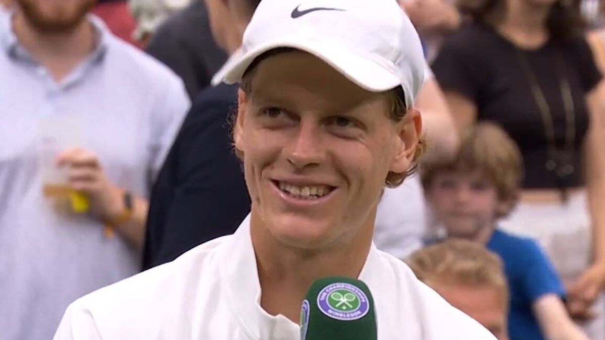 La risa nerviosa de Sinner al pensar en su récord en Wimbledon: "Esto va a cambiar porque Alcaraz..."