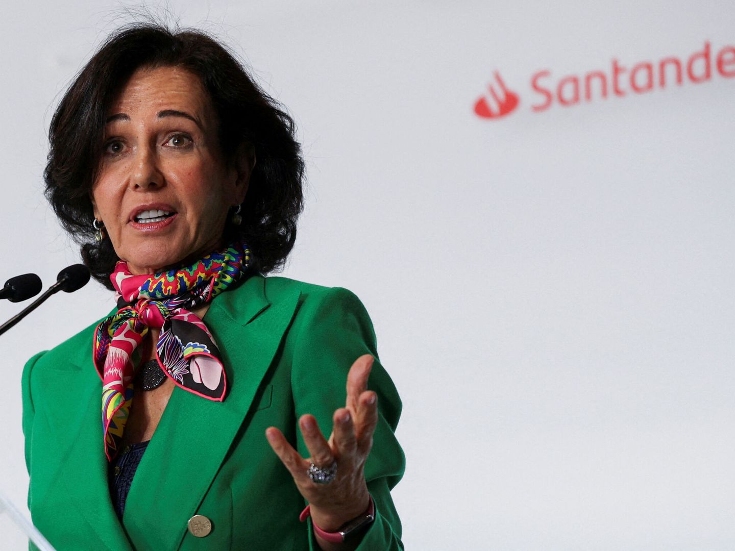 Ana Botín, presidenta de Santander. (Reuters/Violeta Santos Moura)