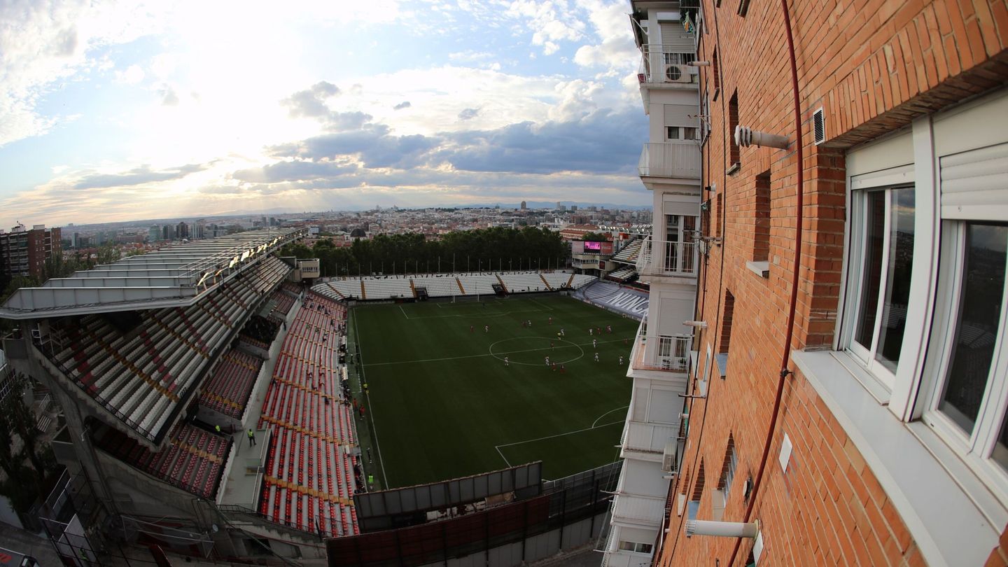 Vista del Estadio de Vallecas. (EFE)
