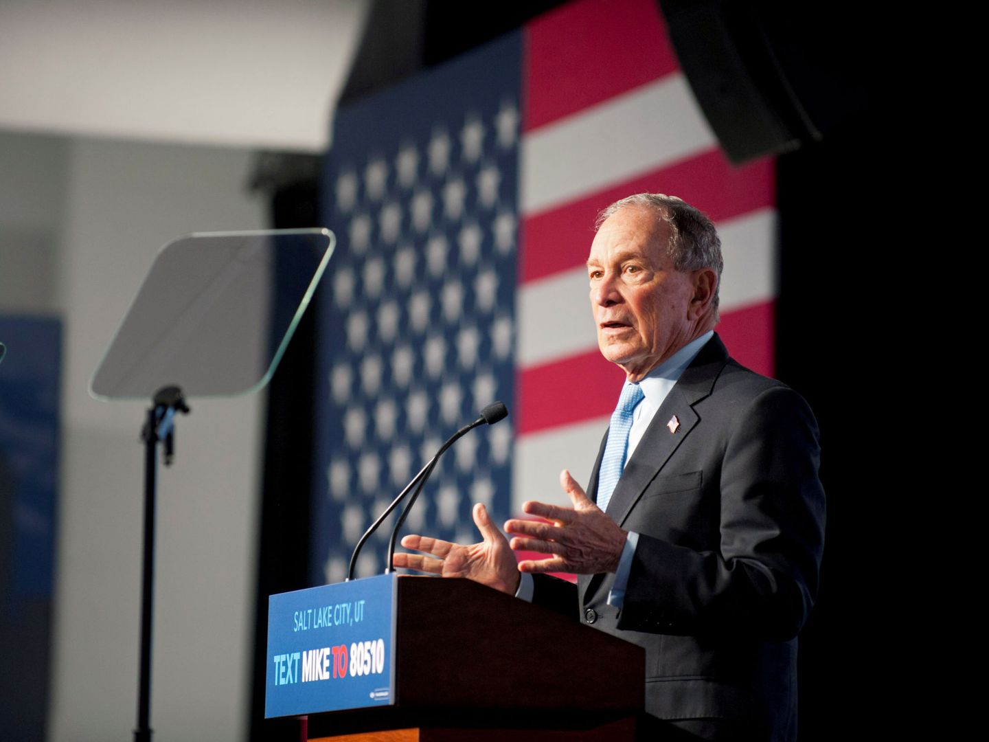 El también candidato, Mike Bloomberg. (Reuters)