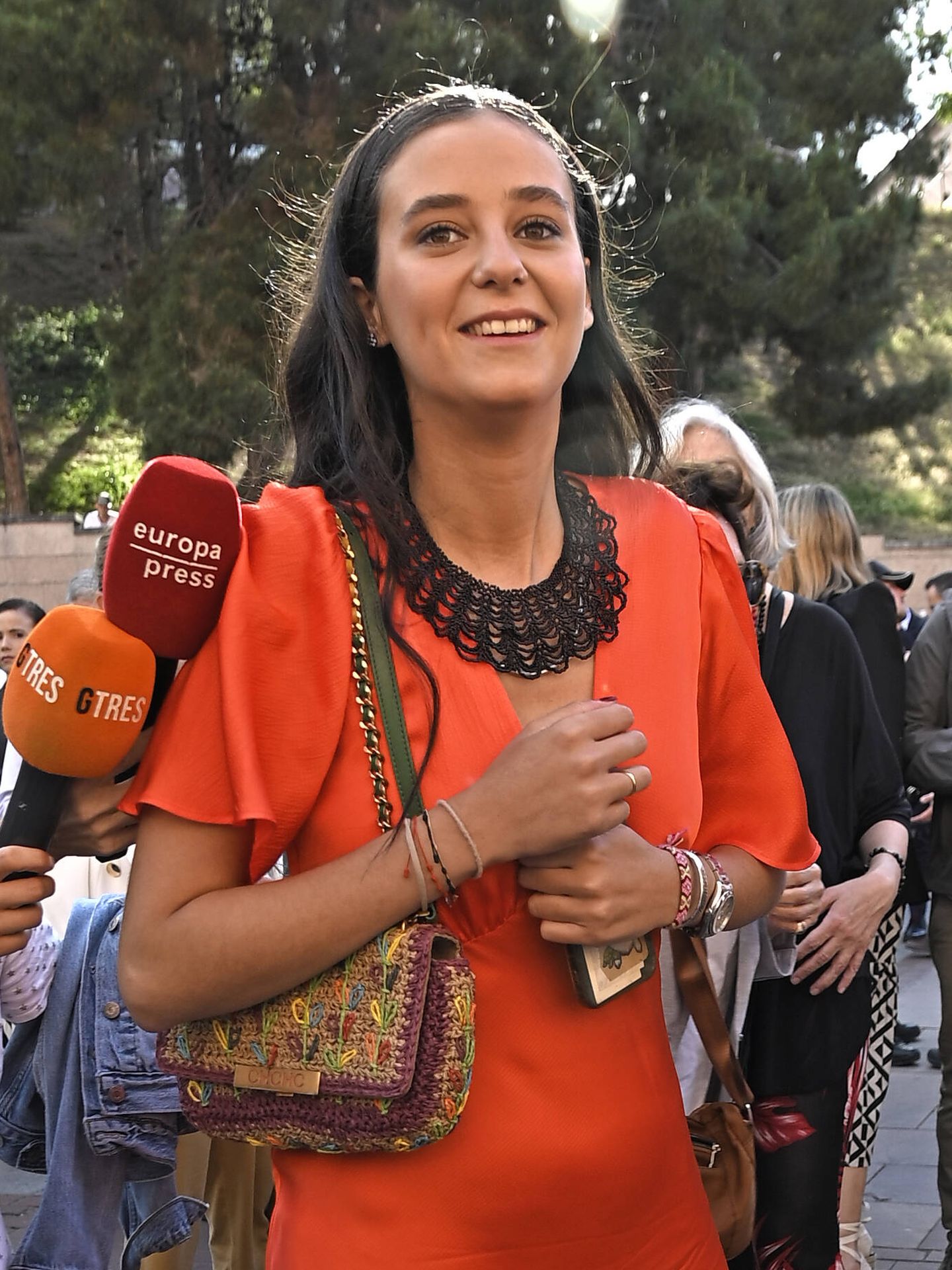 Victoria Federica, entrando en Las Ventas. (Europa Press)