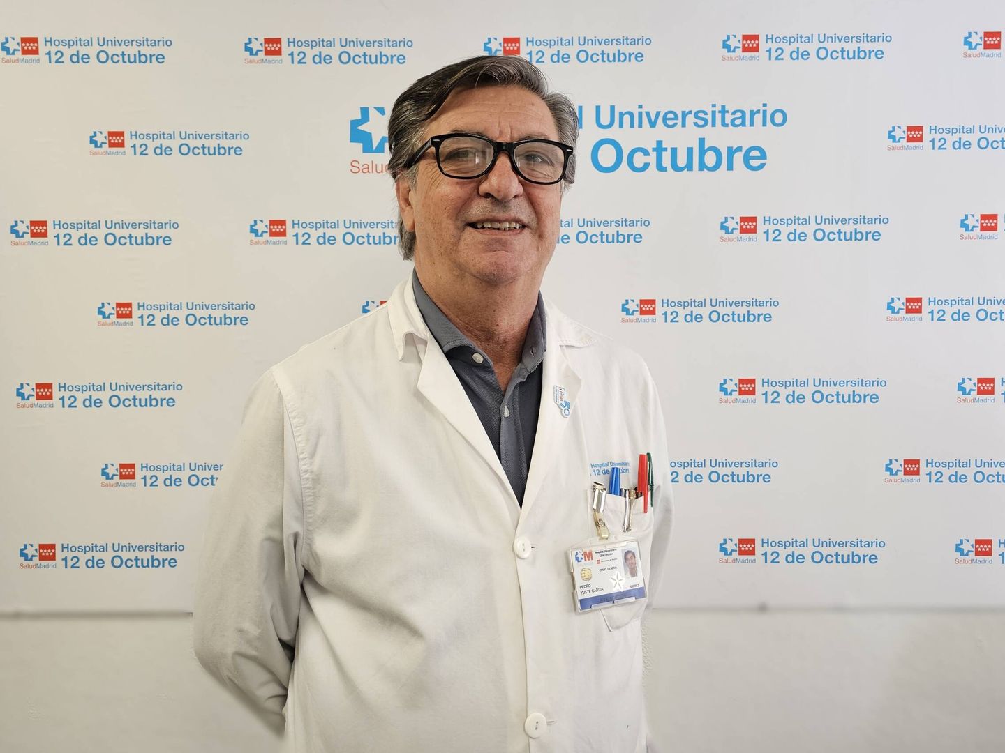 El doctor Pedro Yuste, en una imagen reciente. (Hospital 12 de Octubre)