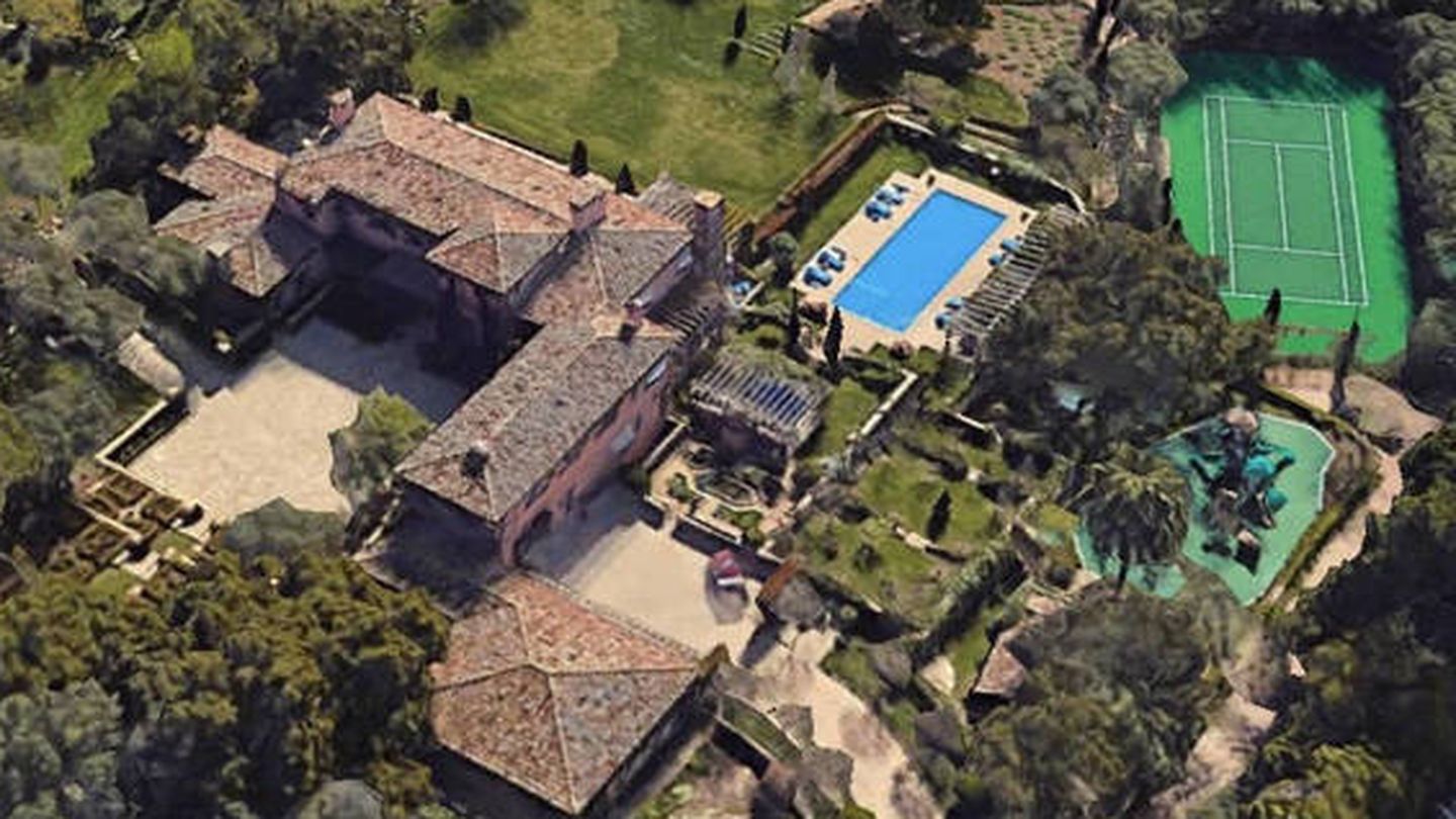 La mansión de los Sussex en California. (Google Hearth)