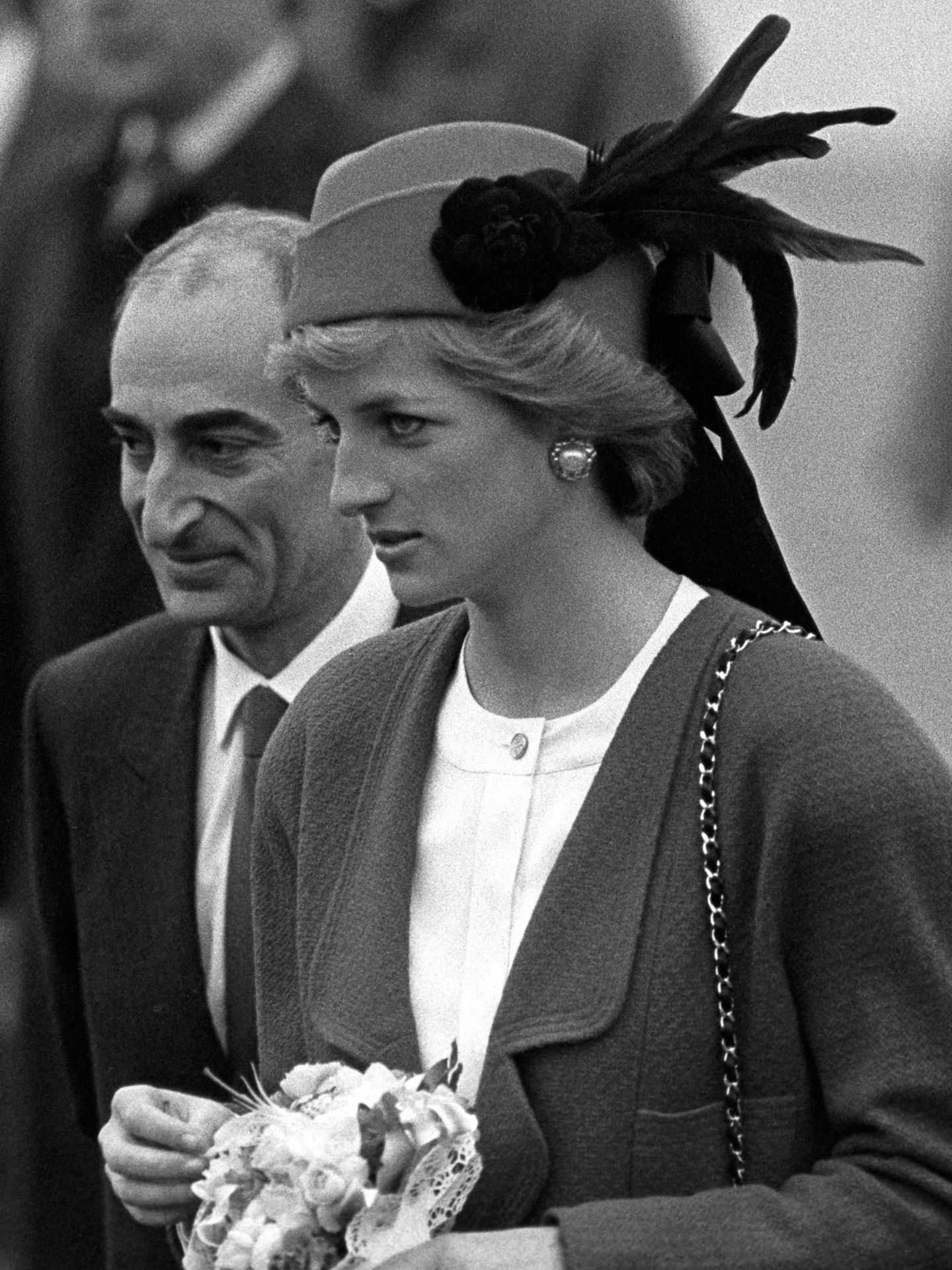 Diana de Gales, con una chaqueta de Chanel. (Cordon Press)