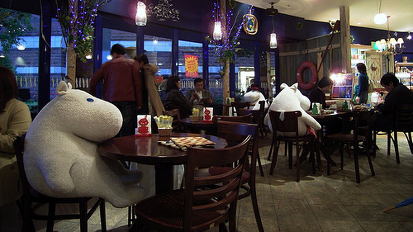 Moomin Cafe en Tokio (Japón). (MoominMania.co.uk)