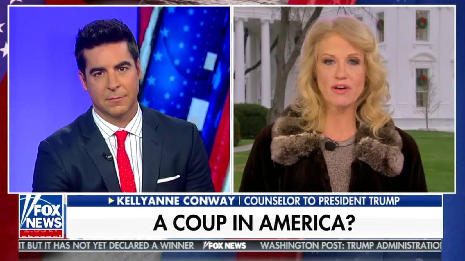 Foto: Captura de pantalla de un video de Fox News en el que Kellyanne Conway, asesora de Trump, critica la investigación del fiscal Robert Mueller