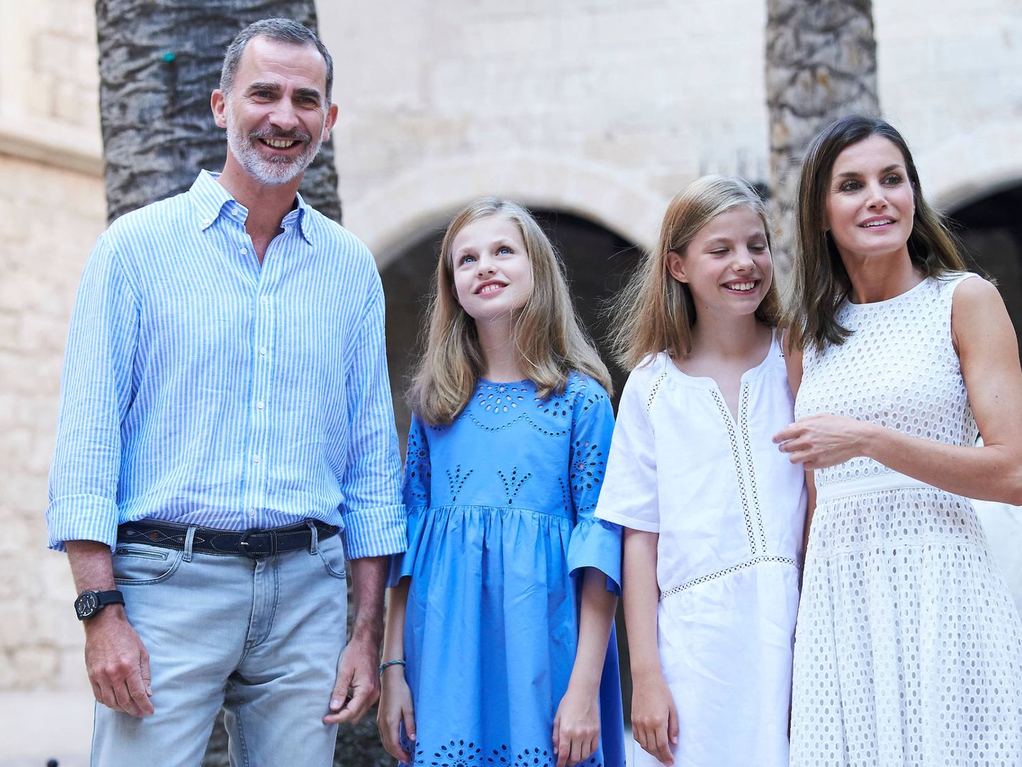 La familia real, el año pasado en Mallorca. (Limited Pictures)
