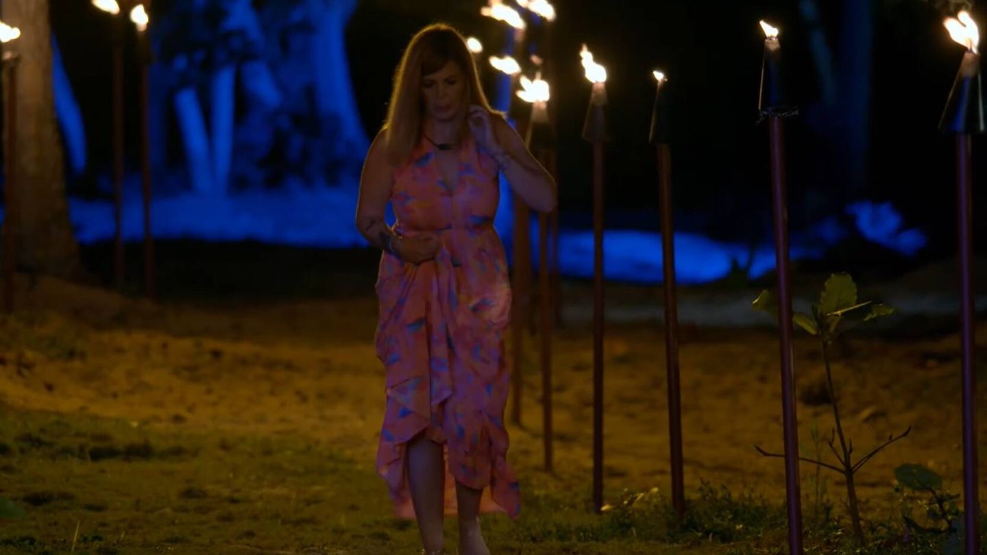 Charo, madre de Rosario, en 'La isla de las tentaciones'. (Mediaset)
