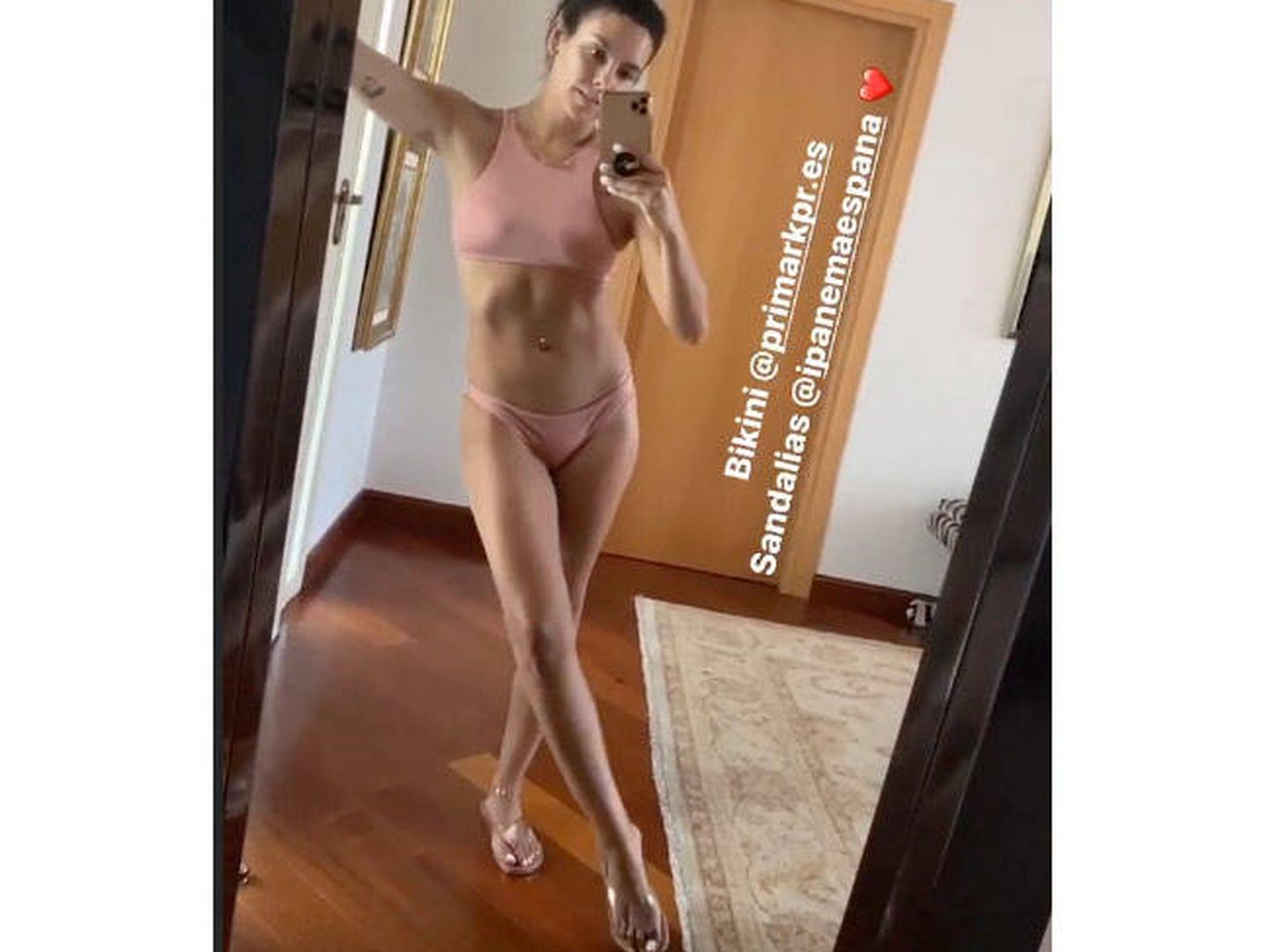 Cristina Pedroche alardea de su bikini de Primark en Instagram. (Instagram, @cristipedroche)