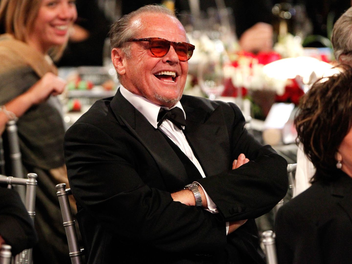 El actor Jack Nicholson en la ceremonia de los Oscar 2010 (Getty Images).