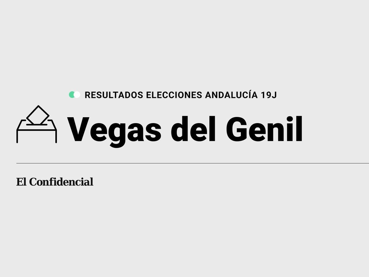 Foto: Resultados en Vegas del Genil, Granada, de las elecciones de Andalucía 2022 este 19-J (C.C./Diseño EC)