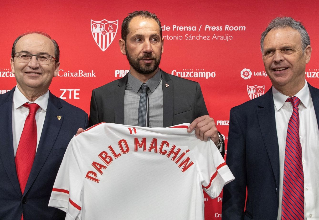 Caparrós mantiene una relación muy fluida con Pablo Machín, entrenador del equipo. (EFE)