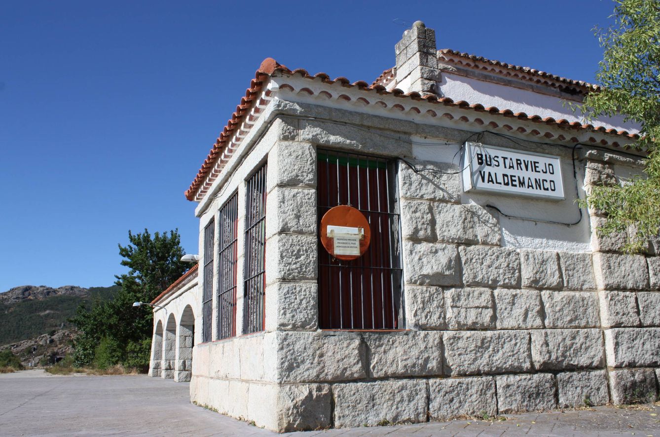 Estación de Bustarviejo. (A. Mata)