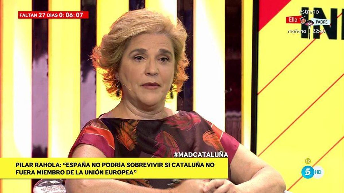El público se mofa de Rahola al defender la independencia de Cataluña en Telecinco