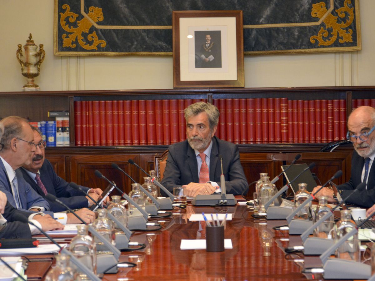 Foto: El presidente del Consejo General del Poder Judicial (CGPJ), Carlos Lesmes. (EFE)