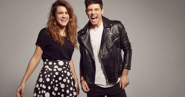 Foto: Amaia y Alfred, en uno de los posados para el Festival de Eurovisión 2018. (RTVE)