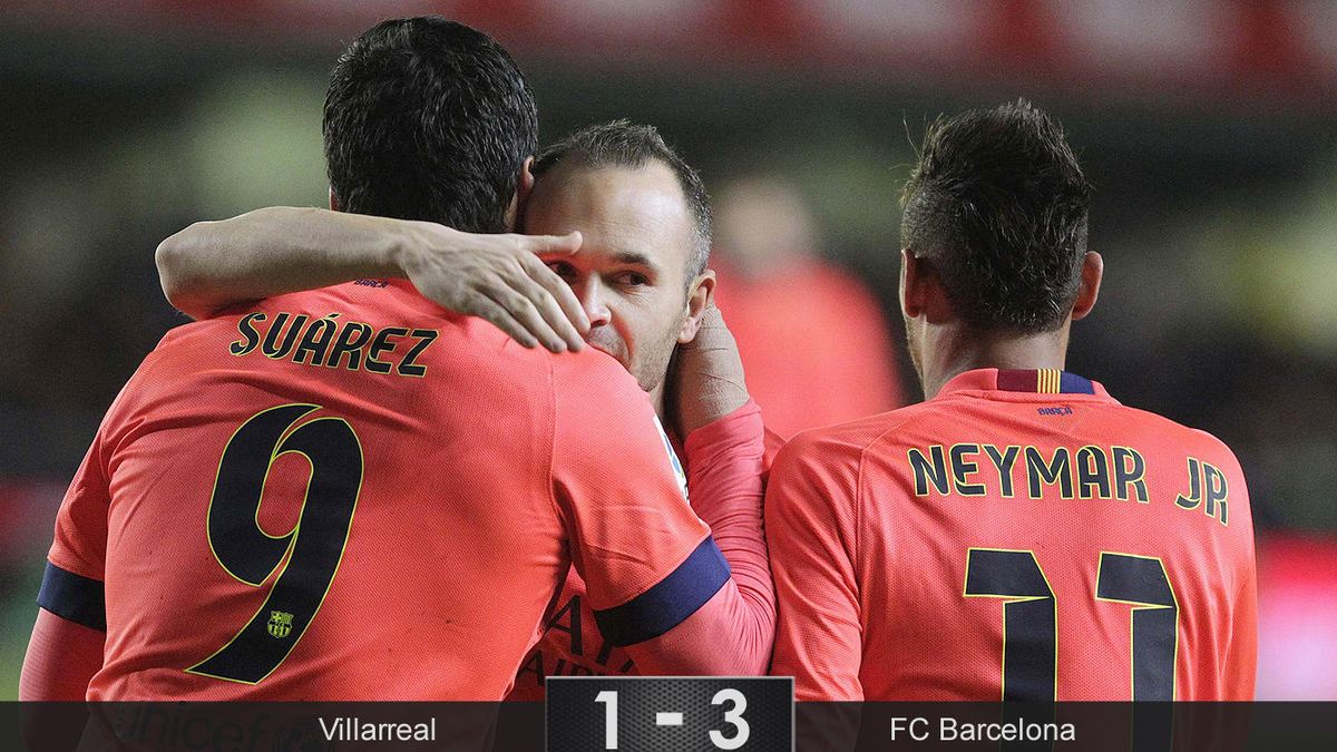 A lo tonto y con más gol que juego, el Barça de Luis Enrique sigue aspirando al triplete