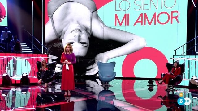 María Patiño, en el especial sobre Rocío Jurado. (Telecinco).