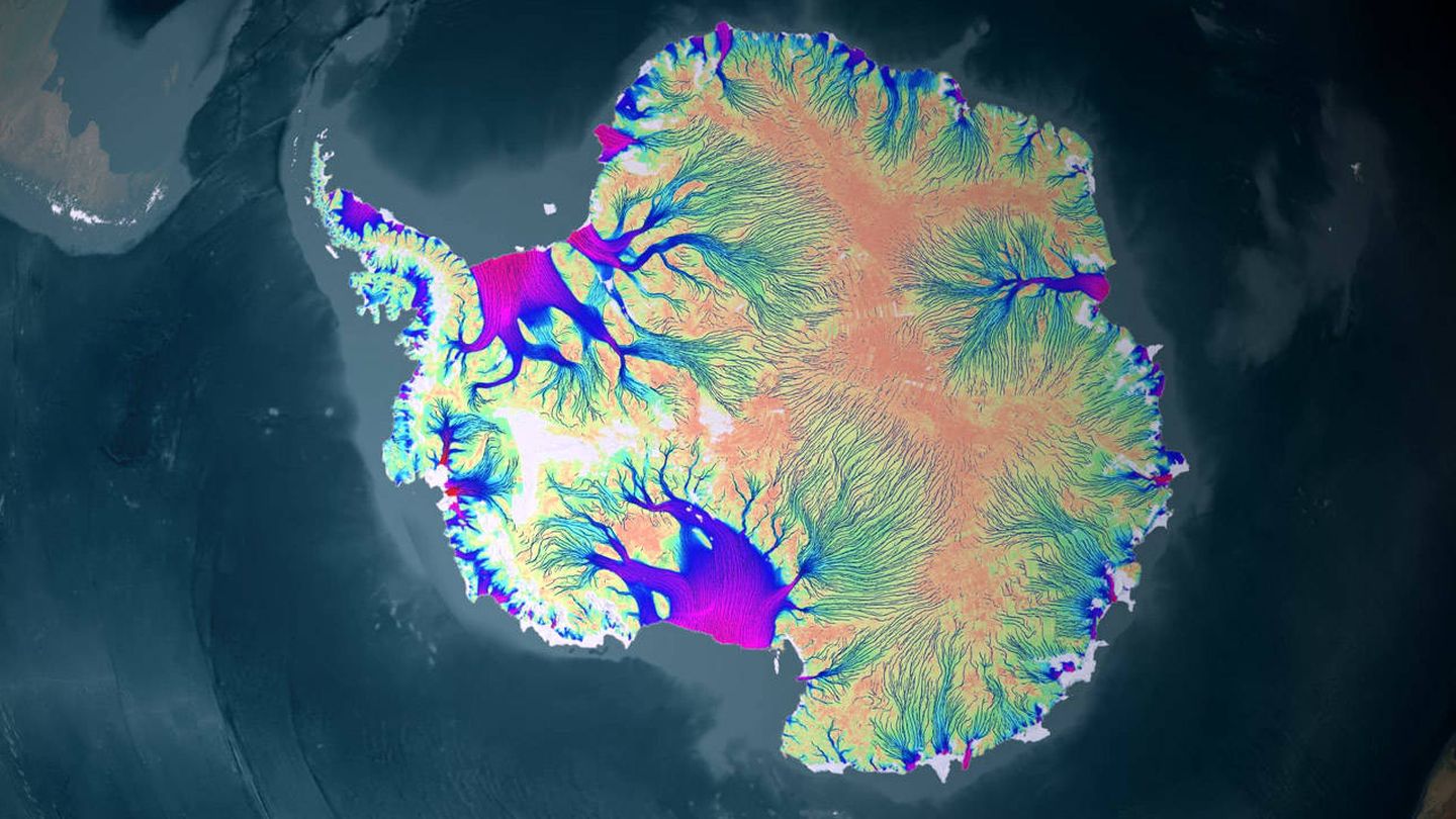 Seguimiento de la pérdida de hielo en la Antártida (NASA)