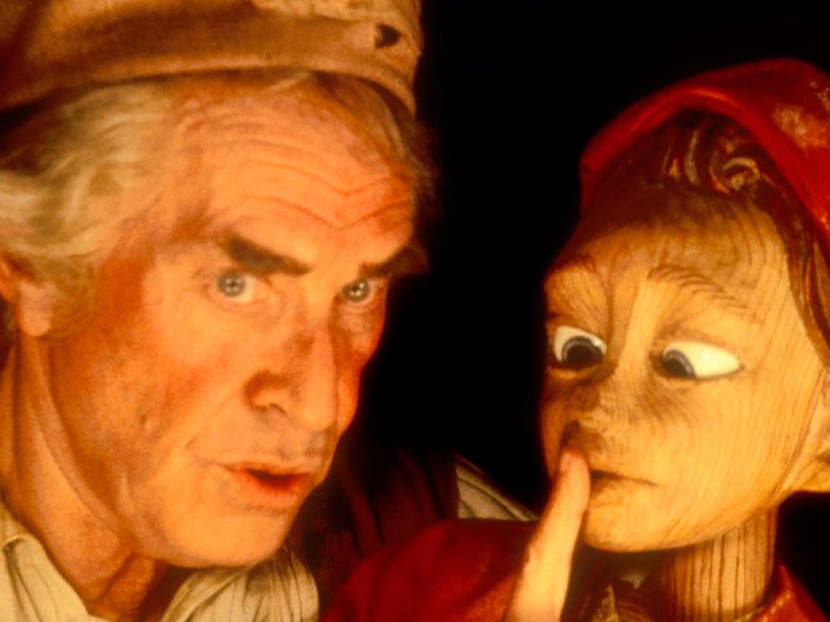 Foto: Geppetto y su Pinocho, en la adaptación cinematográfica de 1996.