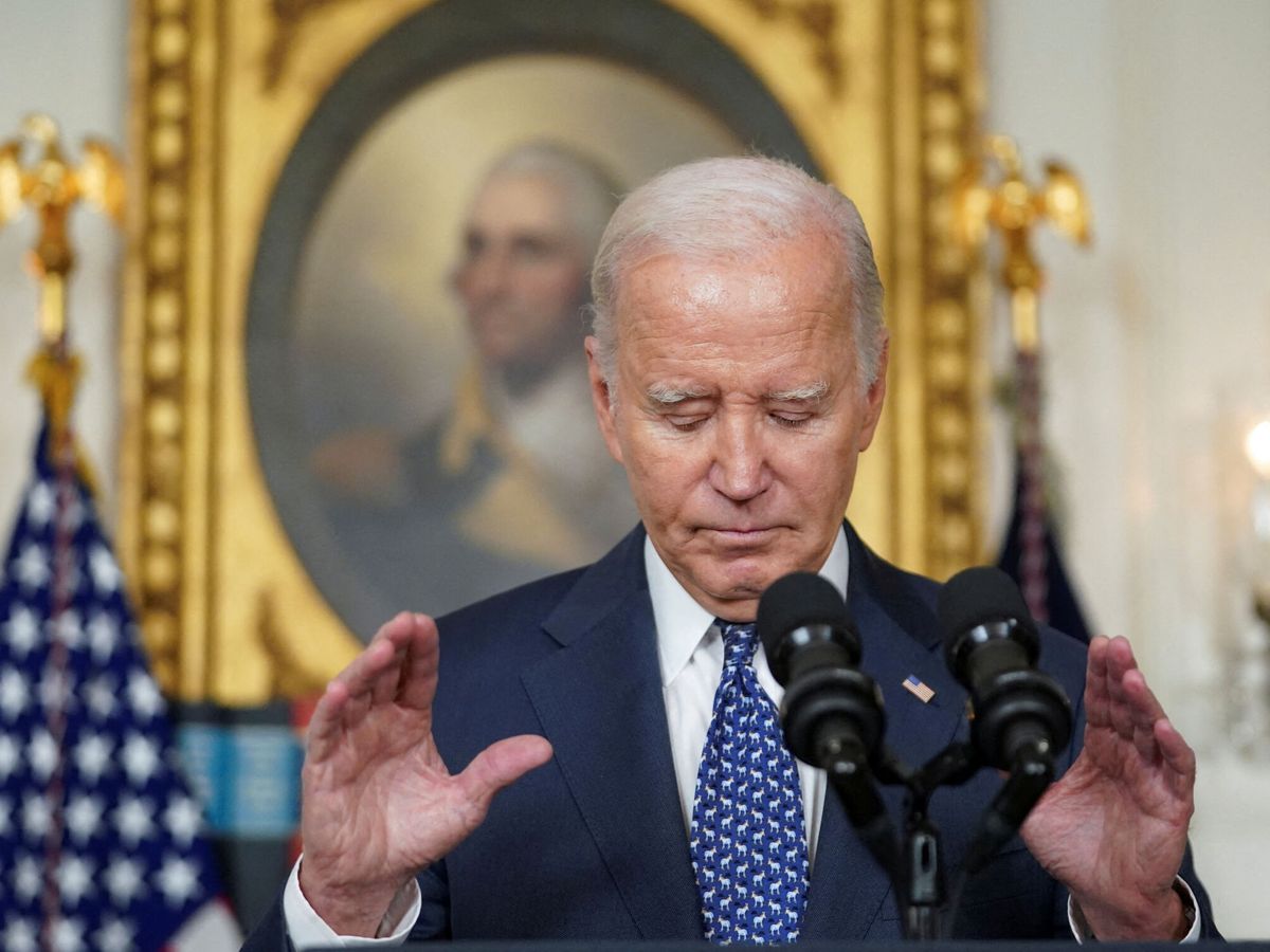 Foto: Joe Biden en la comparecencia ante la prensa este 8 de febrero. (Reuters/Kevin Lamarque)