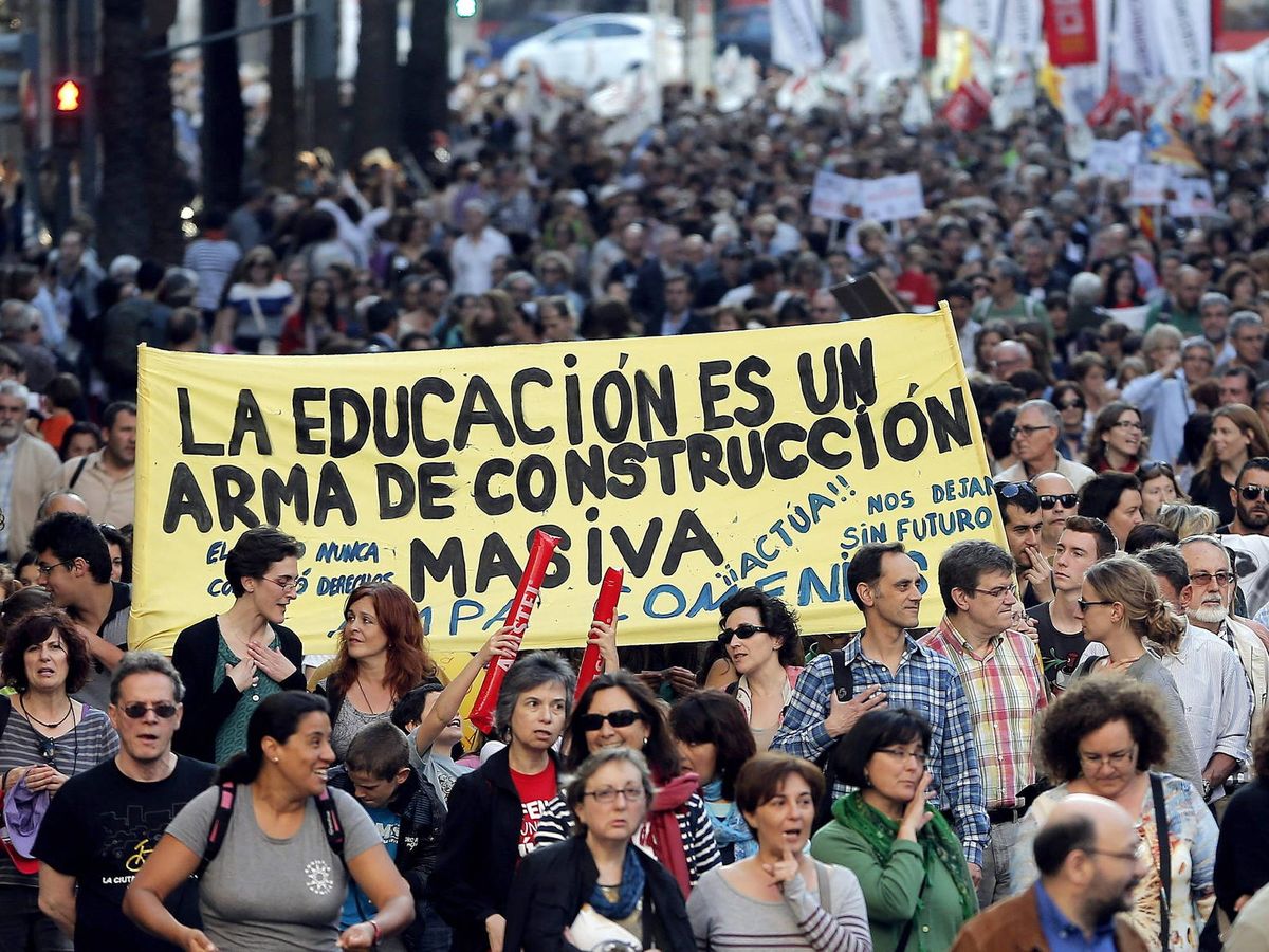 Foto: Los estudiantes de toda España están llamados a la huelga este jueves, 27 de octubre, en defensa de la salud mental. (EFE/Kai Försterling)