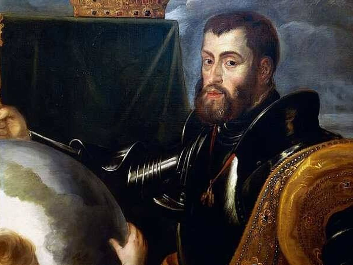 Foto: Alegoría del emperador Carlos V como "gobernante del mundo". (Rubens)