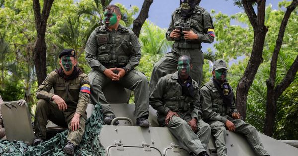 Foto: Varios integrantes de las Fuerzas Armadas venezolanas en una imagen de archivo. (Reuters)