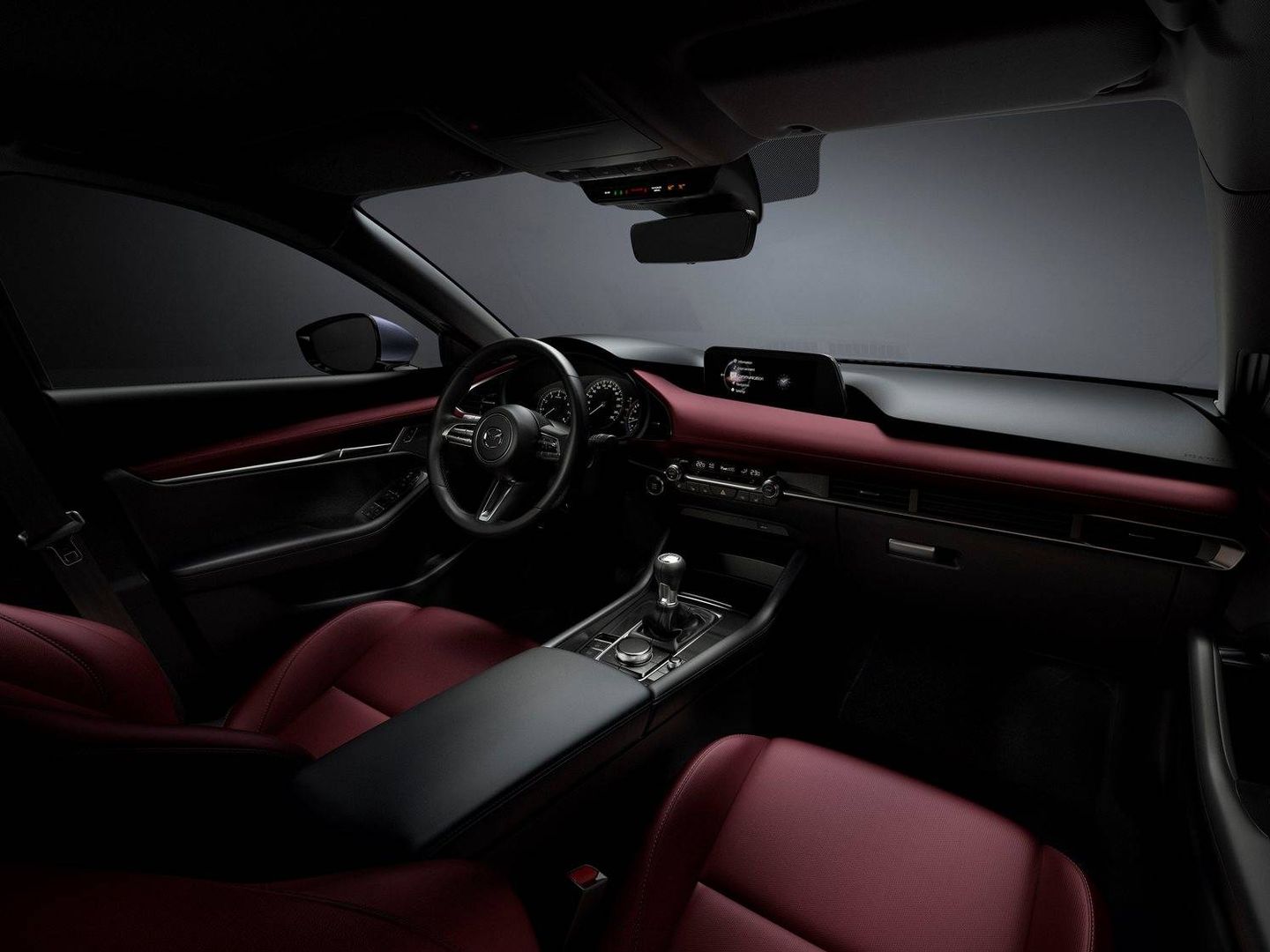 El nuevo interior más minimalista del Mazda3.
