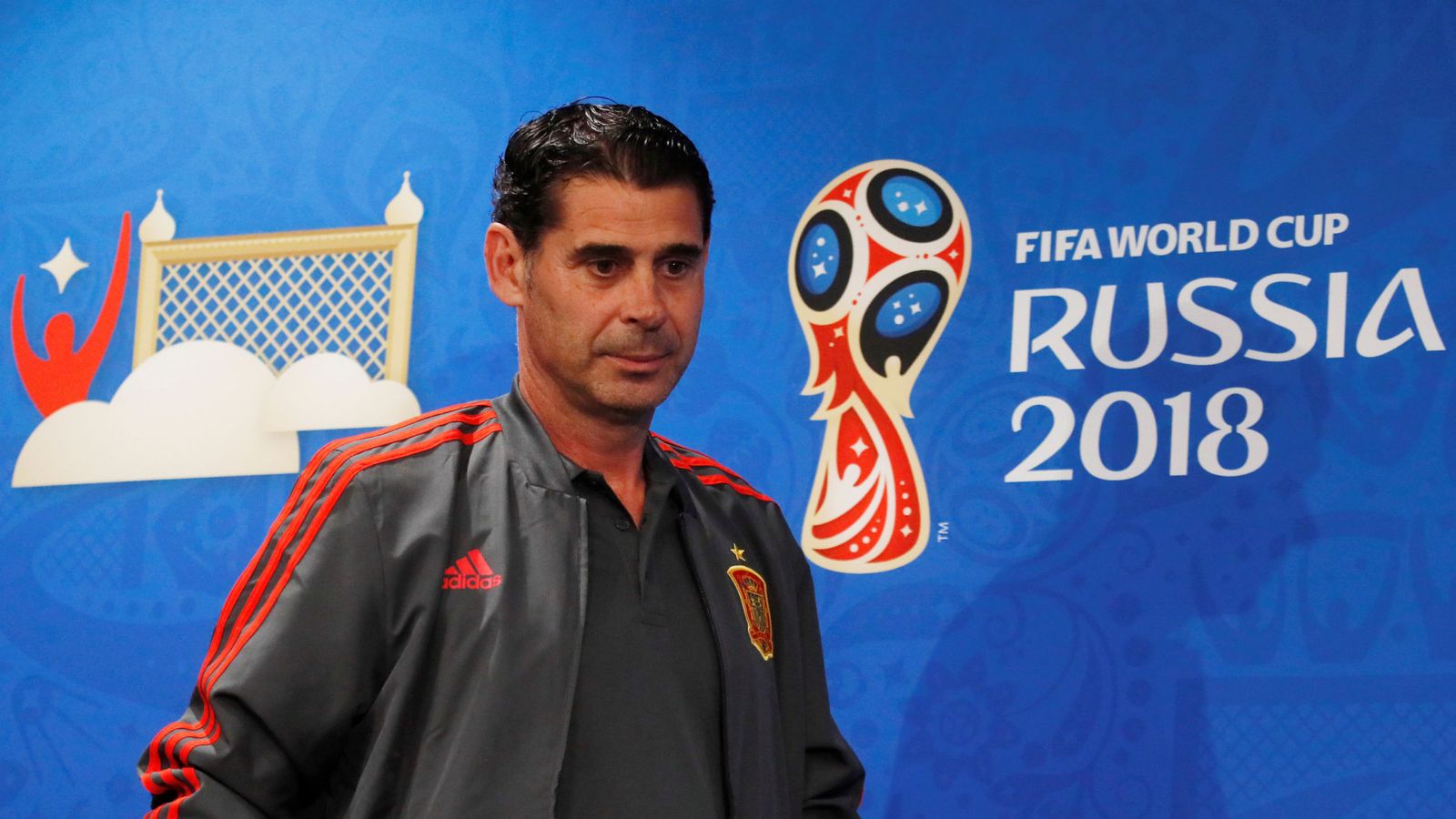Foto: Fernando Hierro dirigió a la Selección española en el Mundial de Rusia tras la destitución de Julen Lopetegui. (Reuters)